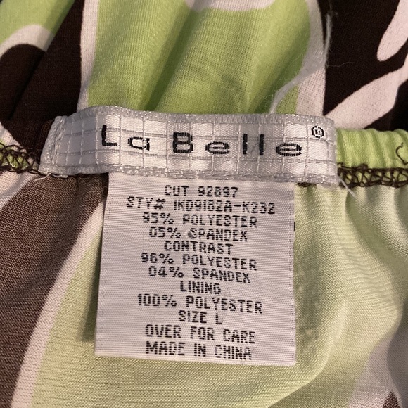 ❤️La Belle Dress Brown/Green Size Large! - Picture 7 of 8